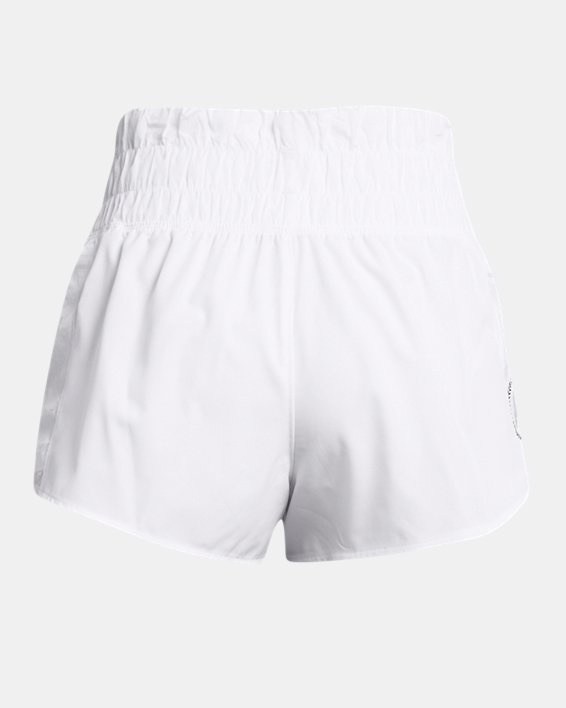 Women's UA Launch Shorts, White, pdpMainDesktop image number 5